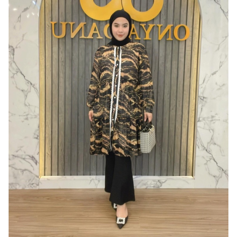 B1187 // B1188 Tunik Motif Renda