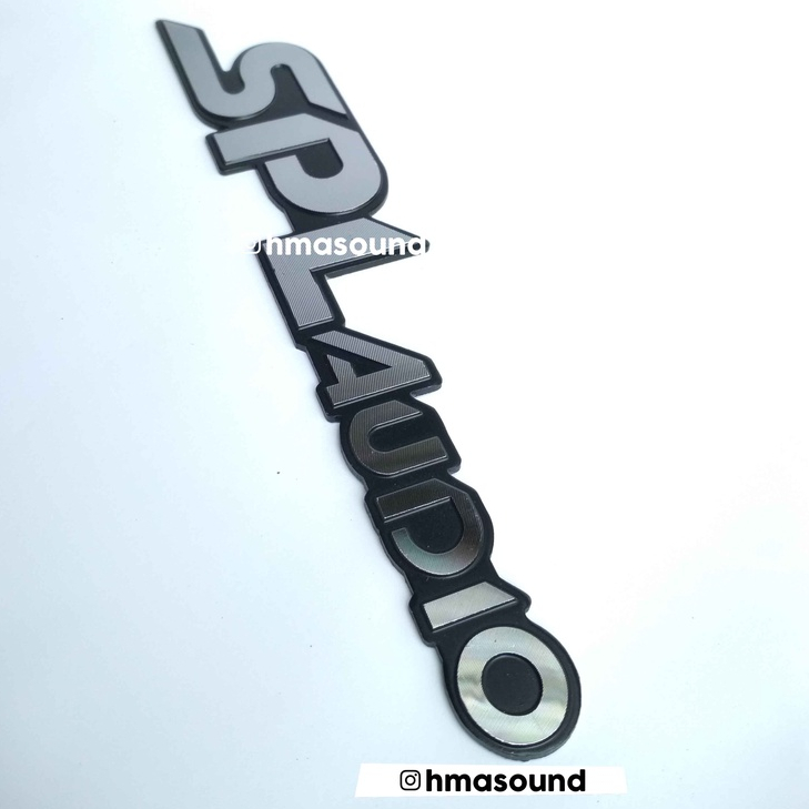 Emblem Logo Merk SPL Audio Besar