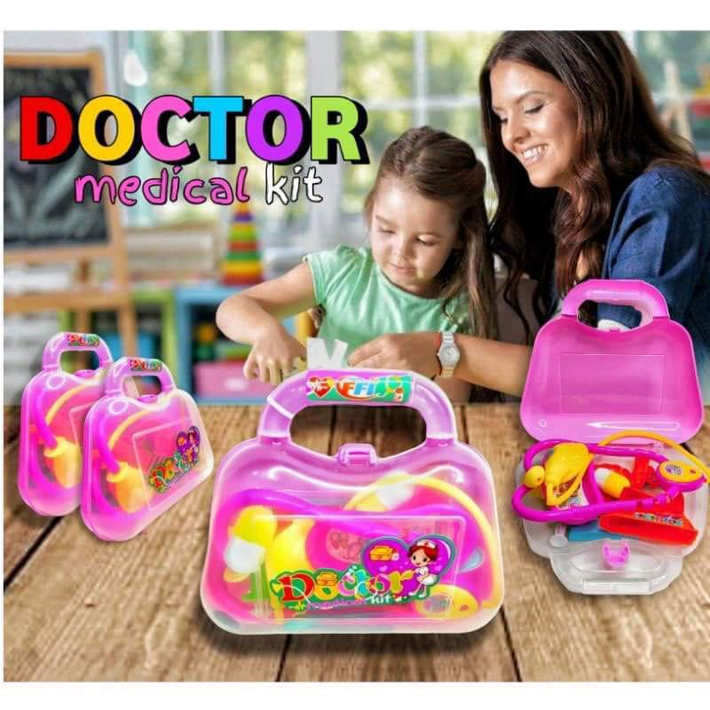 TOYSTORE MAINAN KOPER DOKTER SET/MAINAN MASAKAN KOPER SET/MAINAN KOPER BENTUK TAS