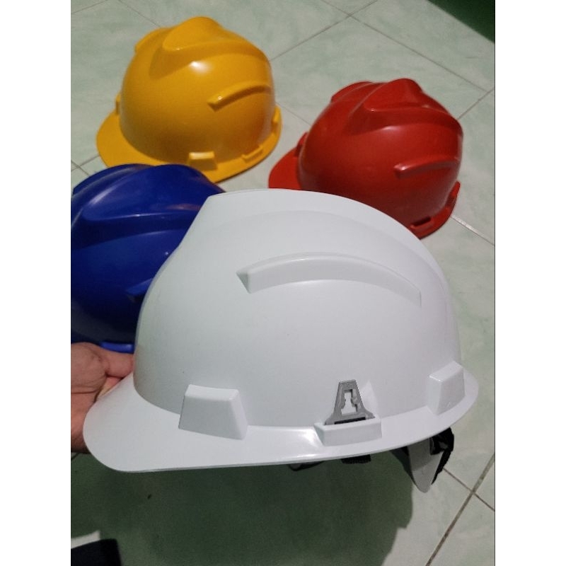 HELM PROYEK SAFETY ENZO SNI merah, putih, biru, kuning