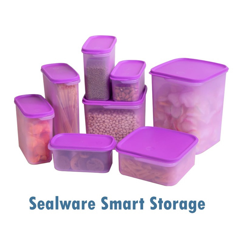 Toples Kue Kering Wadah Makanan Serbaguna isi 8pcs Smart Storage GBU