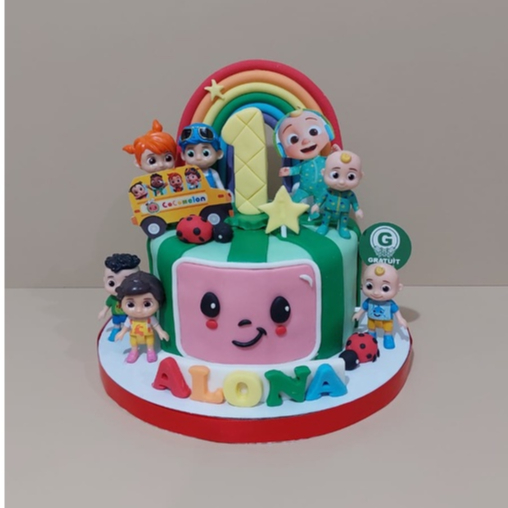

COCOMELON MAINAN BIRTHDAY CAKE