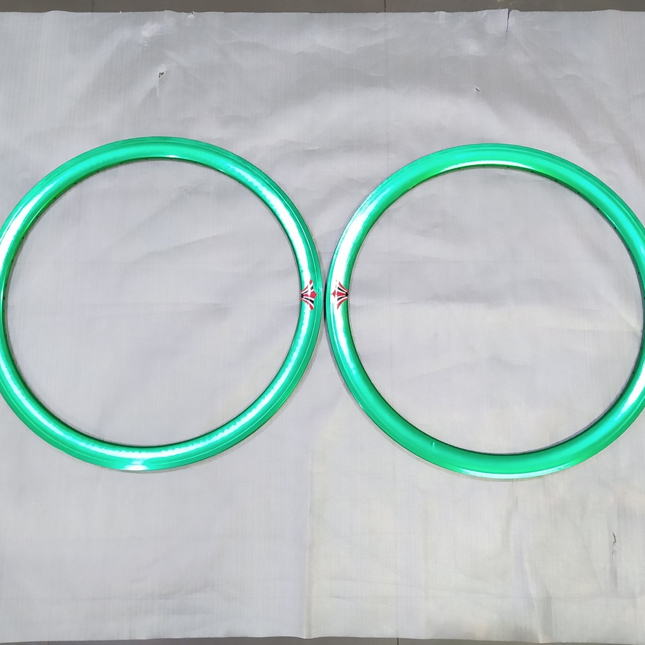 Rim Sepeda Roadbike 700c 4cm 36h Alloy ANO GREEN COMPATIBLE Disc or rim Brake