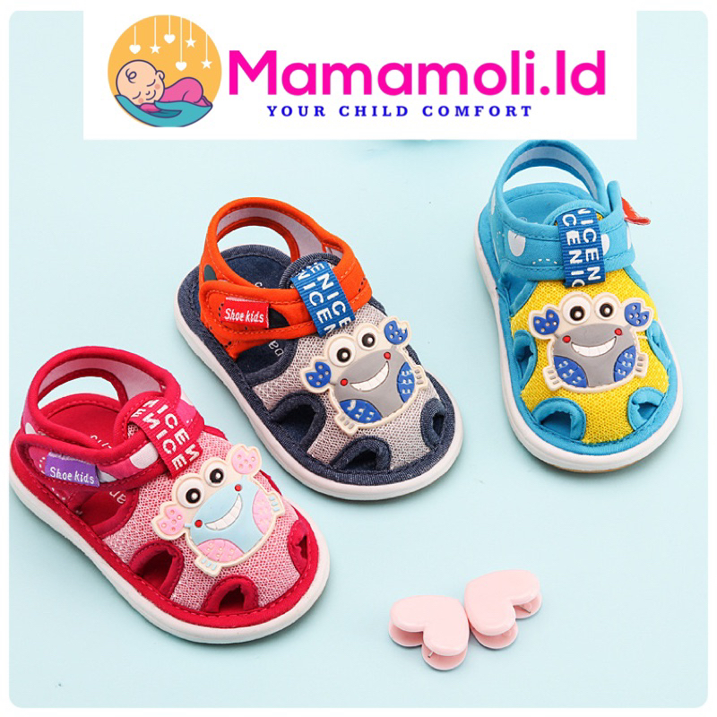 Sandal Anak Baby Bayi Prewalker Shoes Bunyi Cit Cit Cit/ Baby Prewalker shoes Boy and Girl / Sepatu Bayi Bunyi Laki Laki Perempuan / Sandal Anak Belajar Jalan Tapak Bunyi Ringan Anti SLip