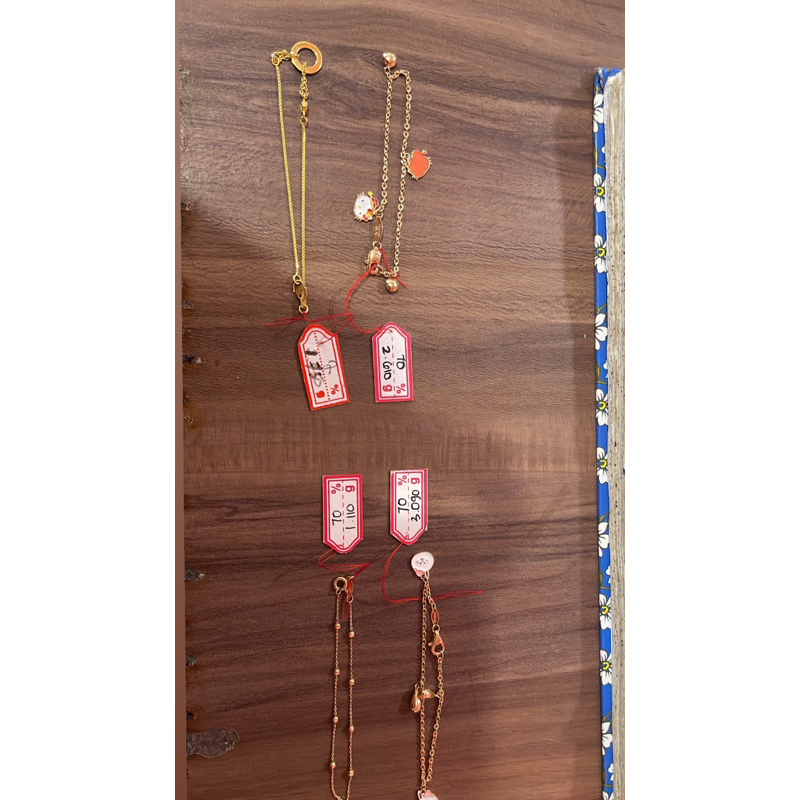 Gelang anak emas mainan