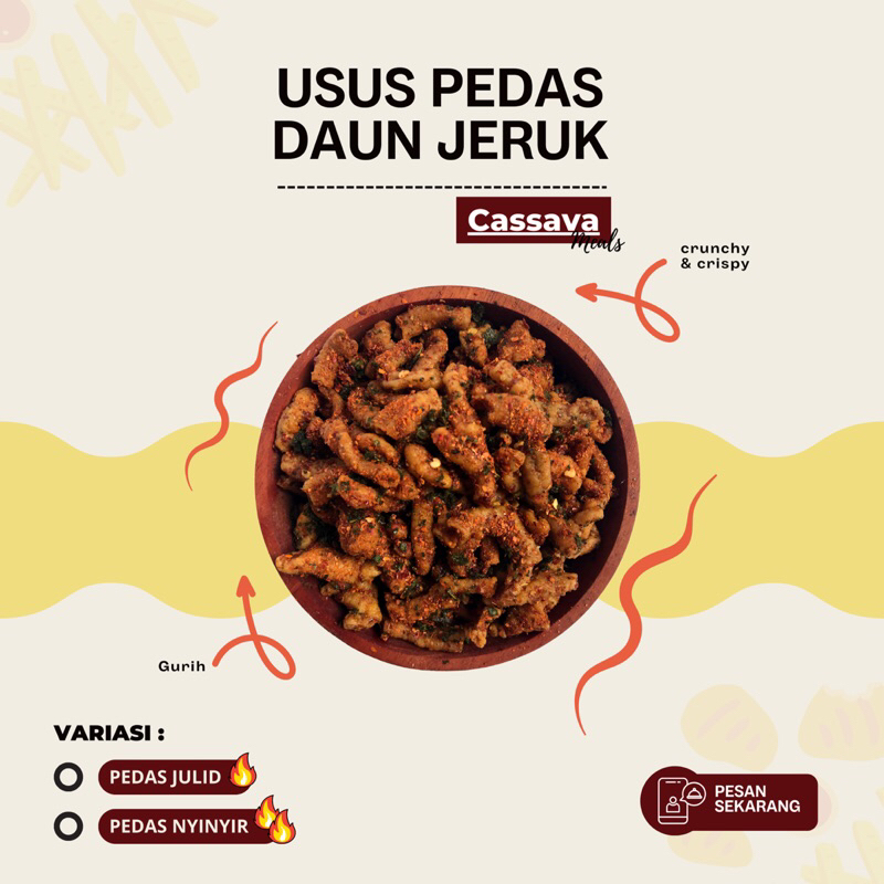 

USUS CRISPY DAUN JERUK (100gr)