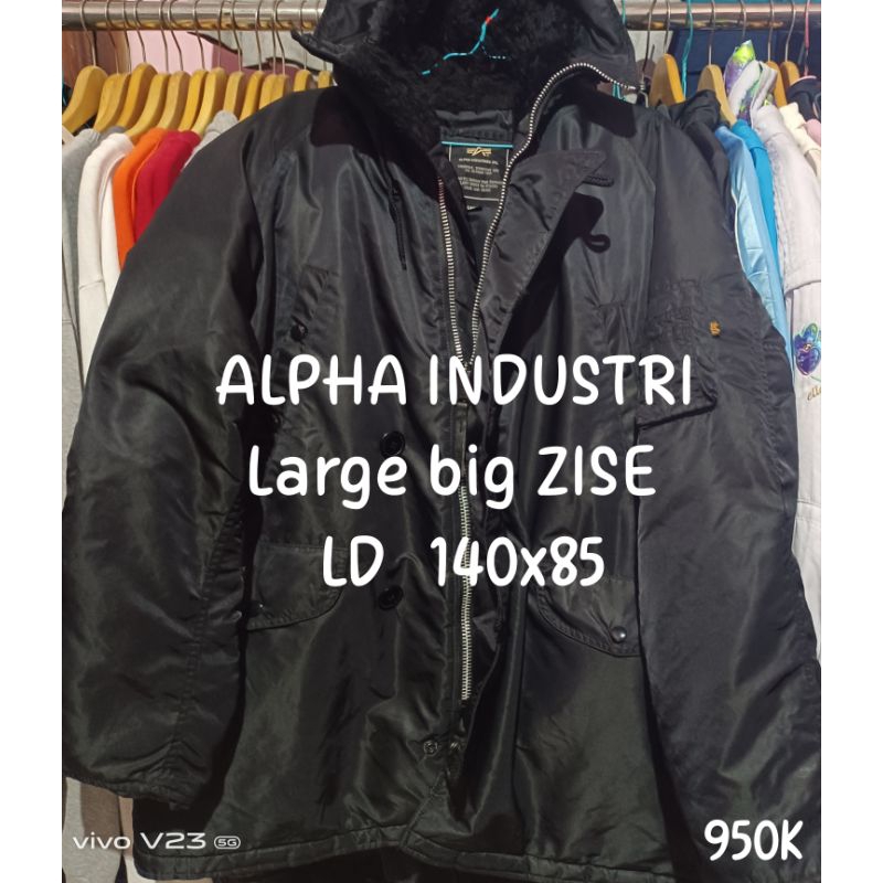 Jaket Hoodie Alpha Industries Inc Big Size Jumbo