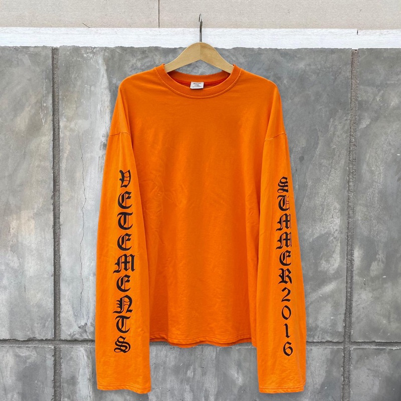 Vetements Summer 2016 Longsleeve