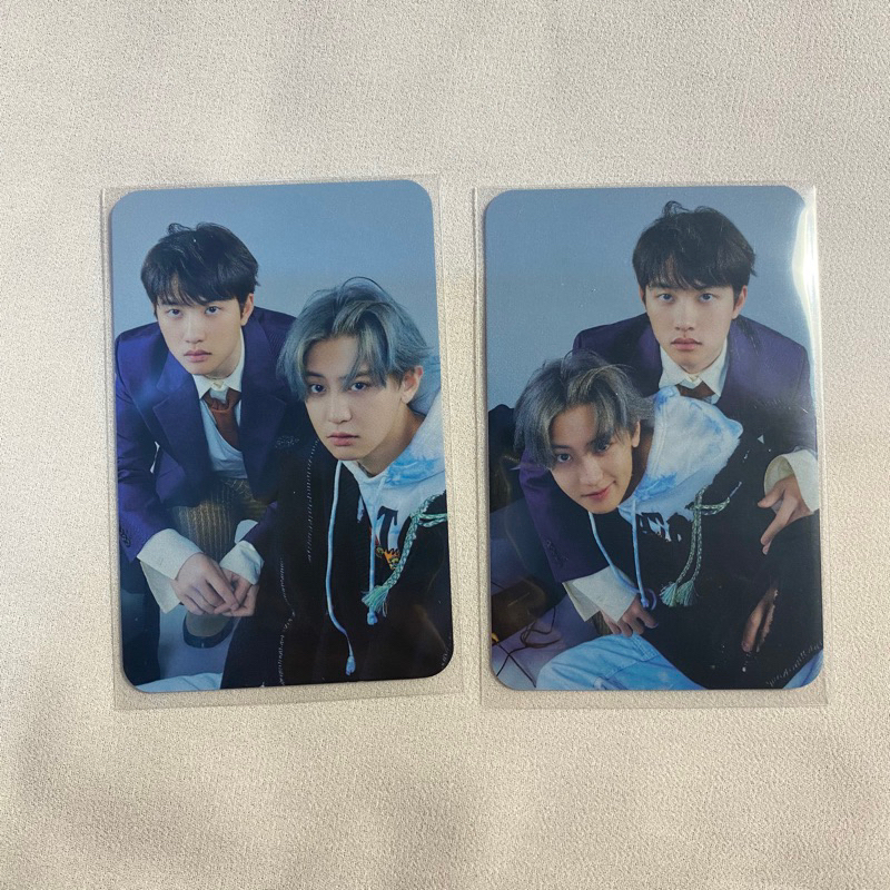 Photocard XR gallery EXO DFTF chanyeol kyungsoo chansoo gendongan