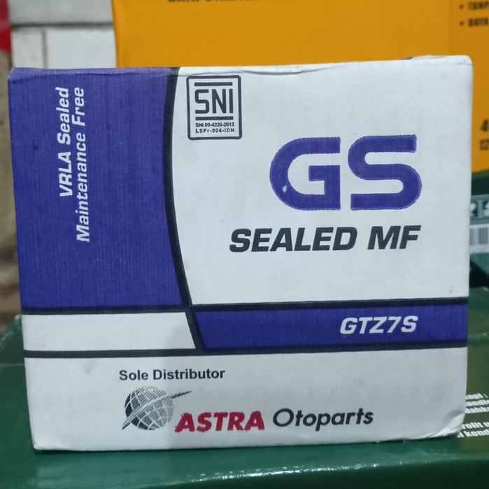GS ASTRA ORI GTZ7S 6Ah Aki Kering Motor Satria FU PCX ADV CBR Vario 150 160 ESP NEW NMAX N MAX