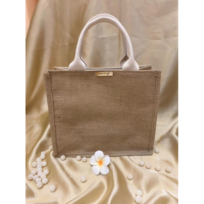 NOEI HANDLE BAG POLOS | TAS TENTENG GONI POLOS | TAS JINJING GONI AESTHETIC NOEI CRAFT