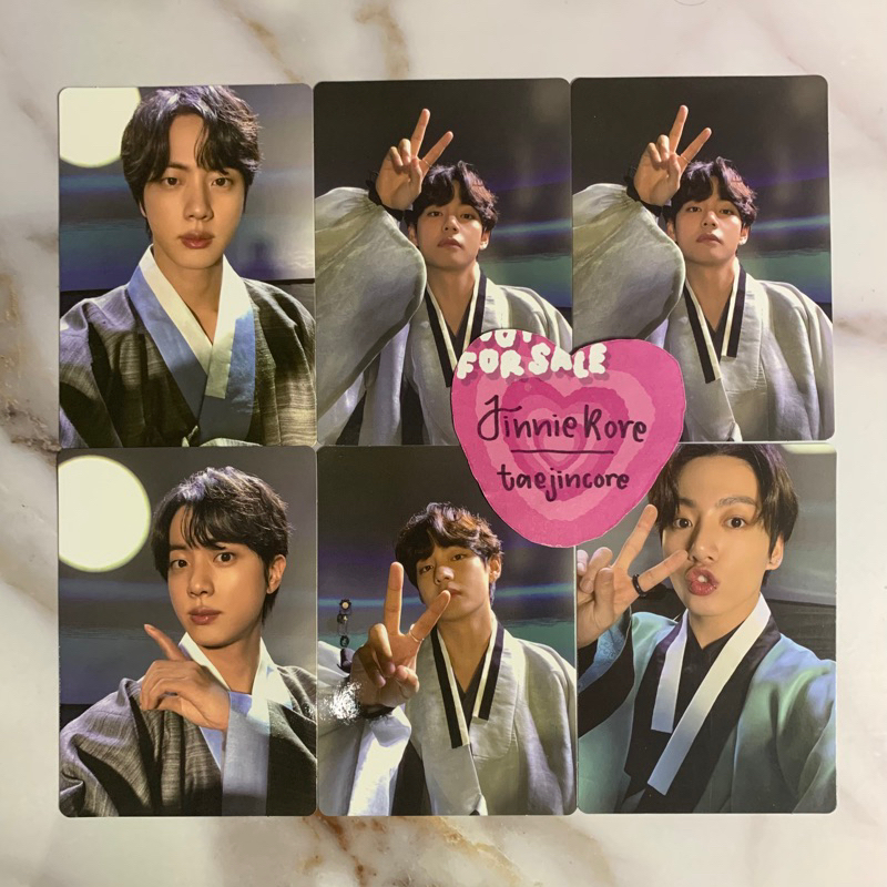 BTS DALMAJUNG 2022 OFFICIAL MINI PHOTOCARD MEMBER SET JIN V SPECIAL PC MPC SPC SELCA TAE TAEHYUNG JK