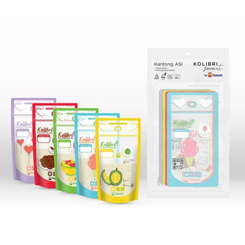 GabaG Kantong Asi 100ml 120ml Breastmilk Storage Bag