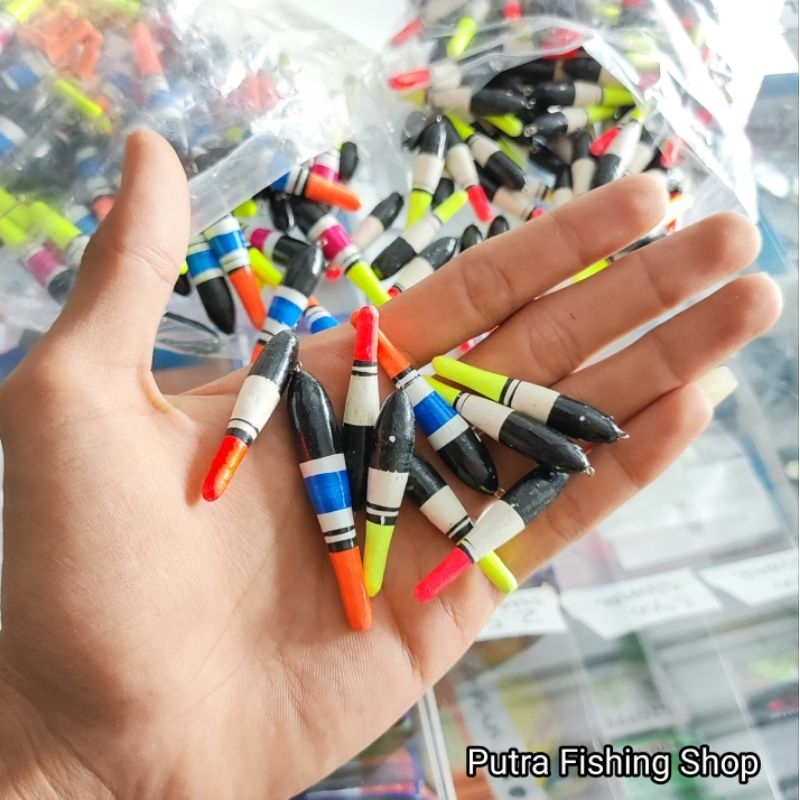 Pelampung / Kambangan / Kumbul / Kimpul Pancing Kayu Kecil - Pelampung Kayu Sayur Pancing