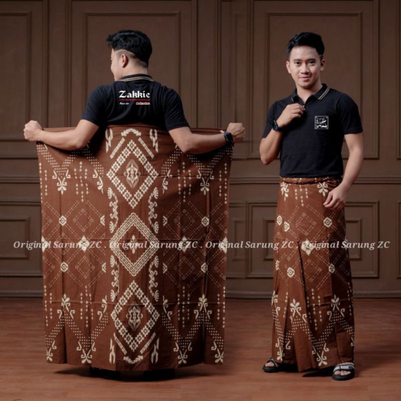 SARUNG BATIK PRIA DEWASA/BATIK SANTRI (DEWASA UKURAN 220cmX120cm)