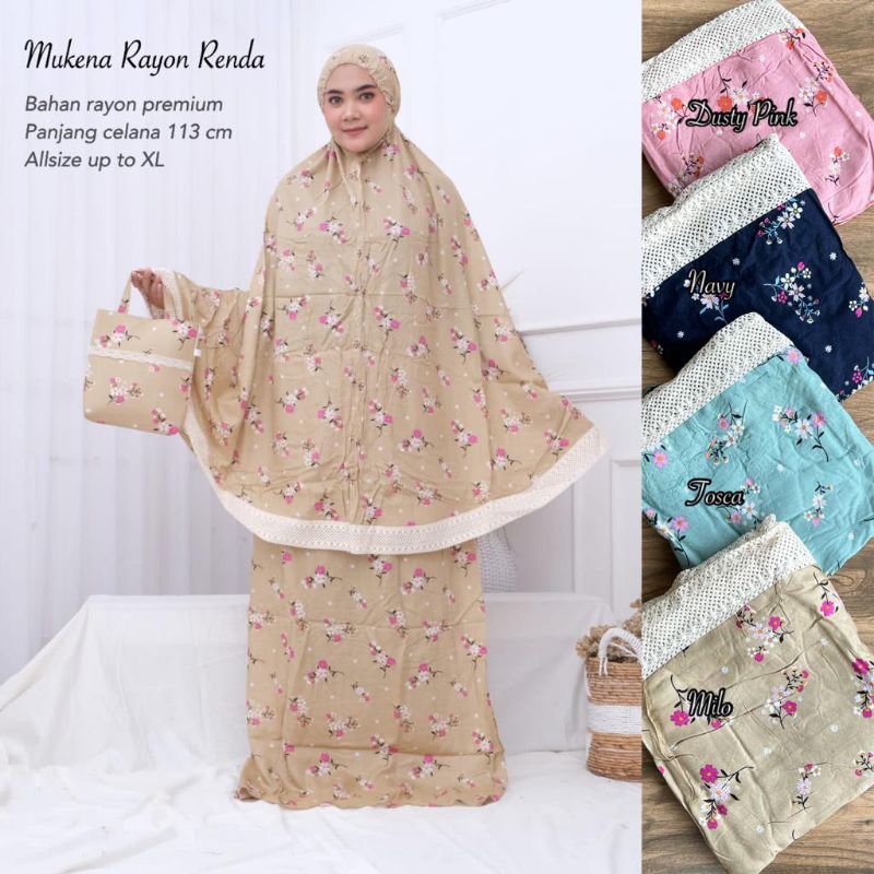 Mukena Renda Katun Rayon 1 //JF1052