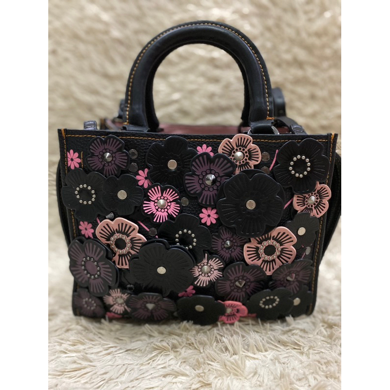 Preloved Coach Rouge with tea rose