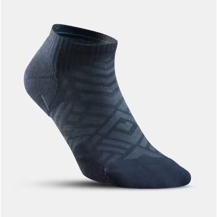 QUECHUA 100 Low Kaos Kaki Pendek Olahraga Camping Unisex Isi 2 Pasang