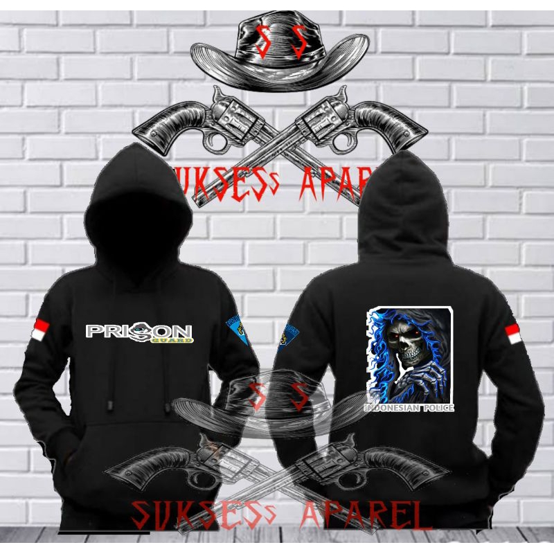 sweater polsuspas hoodie/hantu penjara