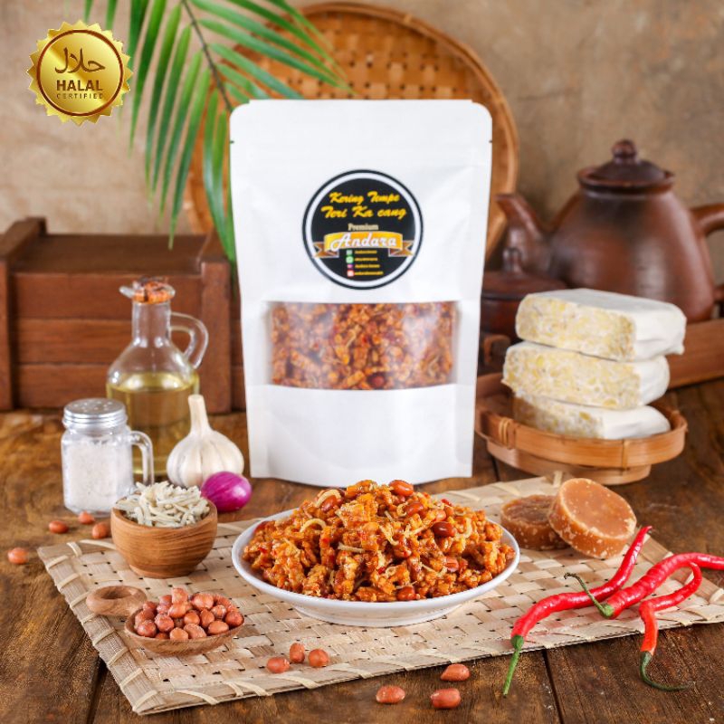 

Kering tempe teri kacang pedas manis gurih renyah tanpa MSG/pengawet