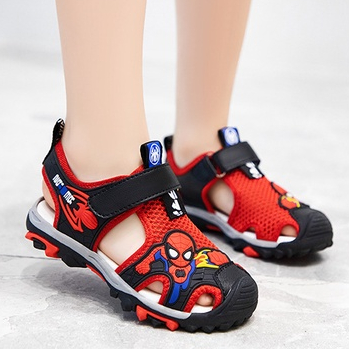 Juragan Junior [COD] Sandal SPIDBOX Sandal anak Laki-lak Import 26-36