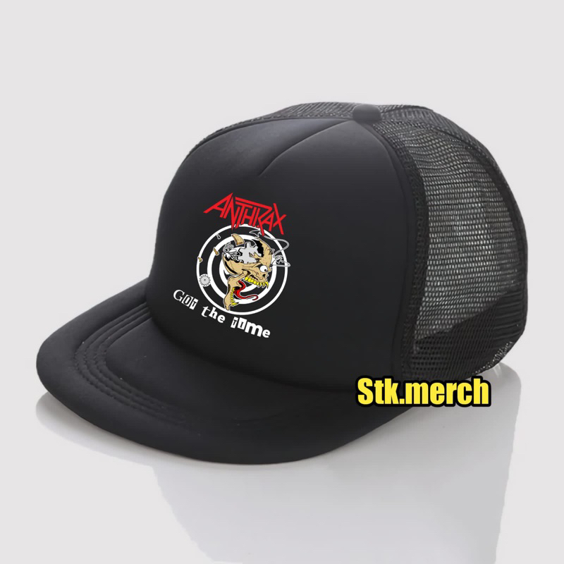 Topi Snapback Trucker / Snapback Hat Trucker / Topi Jaring Distro / Topi Band Metal Hardcore Punk - 