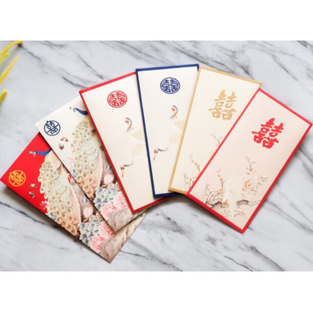 

Chineese Wedding Money Angpao Envelope [Large] Shuang Xi