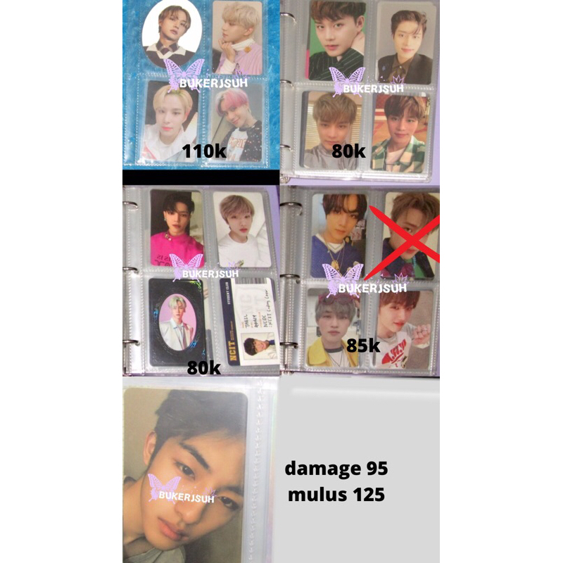 jual photocard -jungwoo sticker,universe,pendant jungwoo favorite,ace kit 2019 -taeil universe, reso