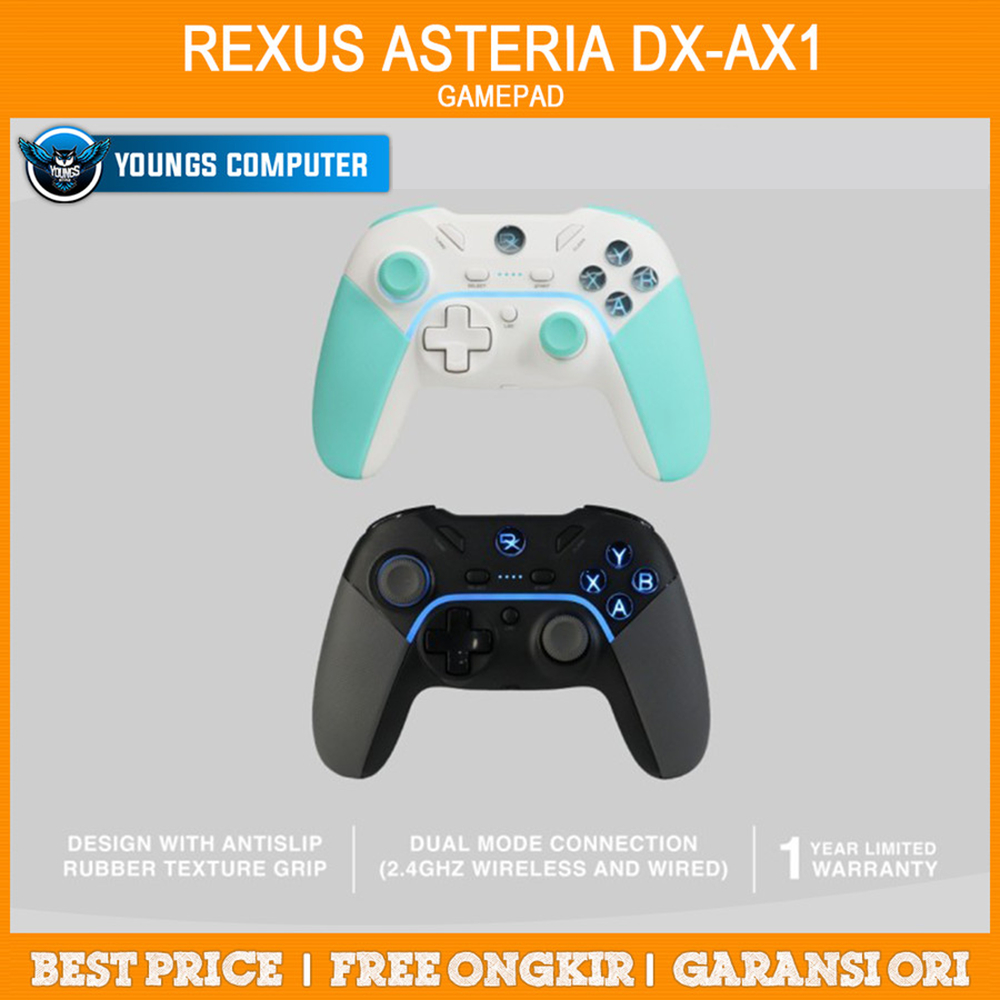 Rexus Daxa Asteria DX AX1 Wireless Gamepad Joystick