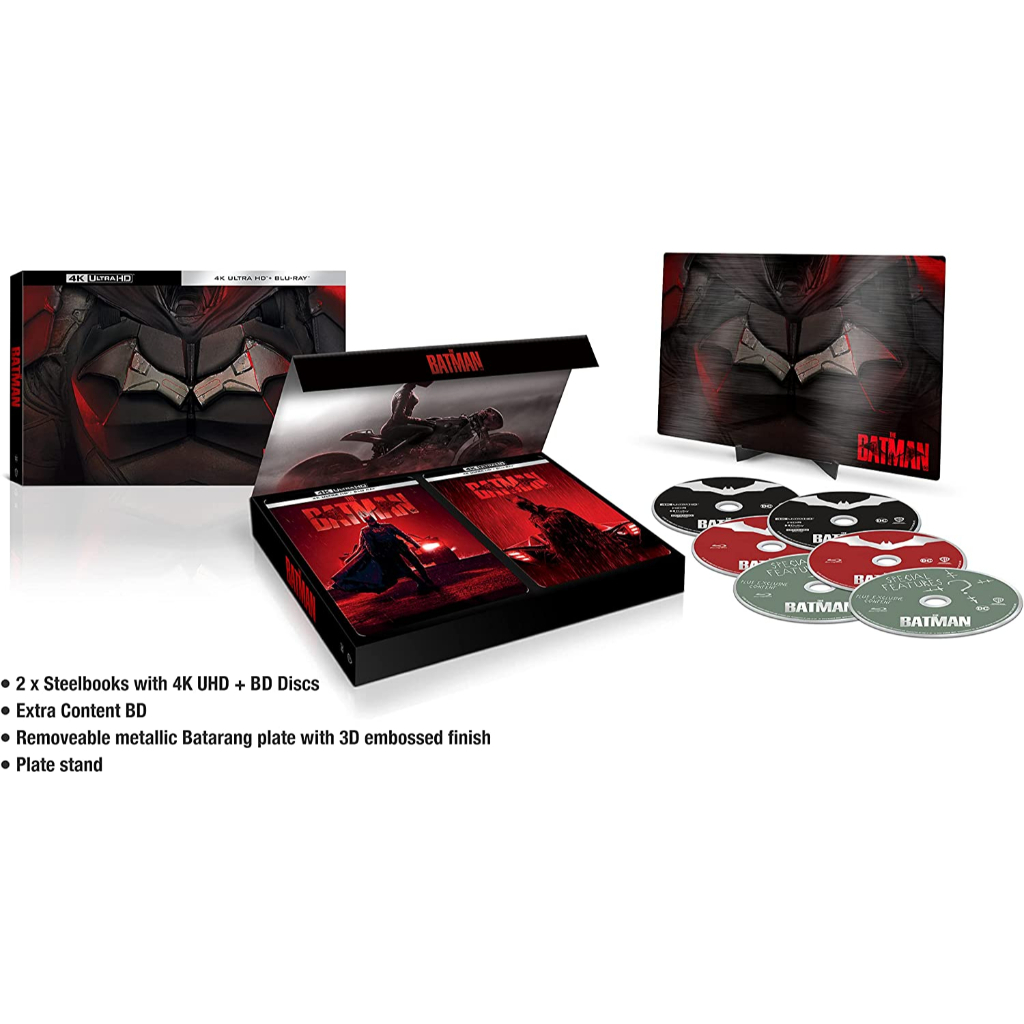 The Batman Batarang Baterang Collector Limited Special Edition Steelbook Film 4K BluRay Original