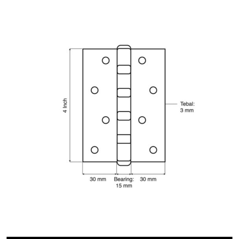 Engsel 4 Inc Dekkson engsel pintu dekkson stainless tebal HARGA PROMO ENGSEL 4 INCH DEKKSON ENGSEL 3 INC DEKSON STANLIS SUS 304 TEBAL engsel pintu dekkson dekson engsel pintu dekkson/ engsel ukuran 4 inc DEKKSON dekkson/ engsel pintu jendela kunci dekkson