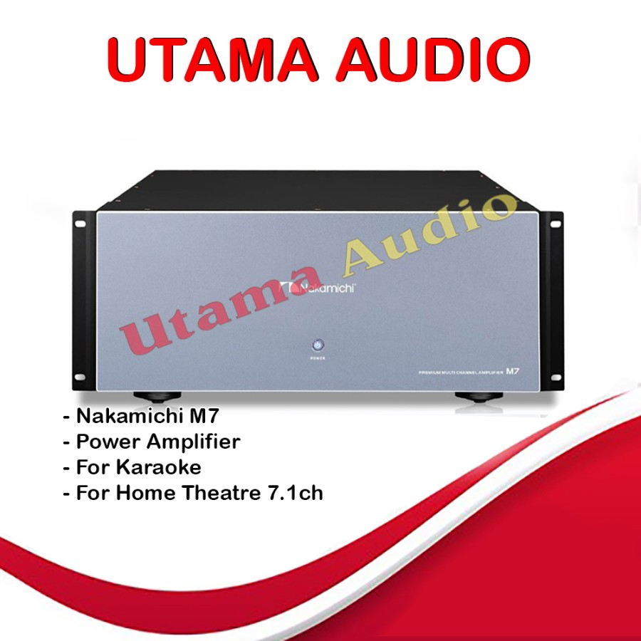 Nakamichi M7 M-7 Multiple Channel Power Amplifier Home Theater 7.1 Karaoke