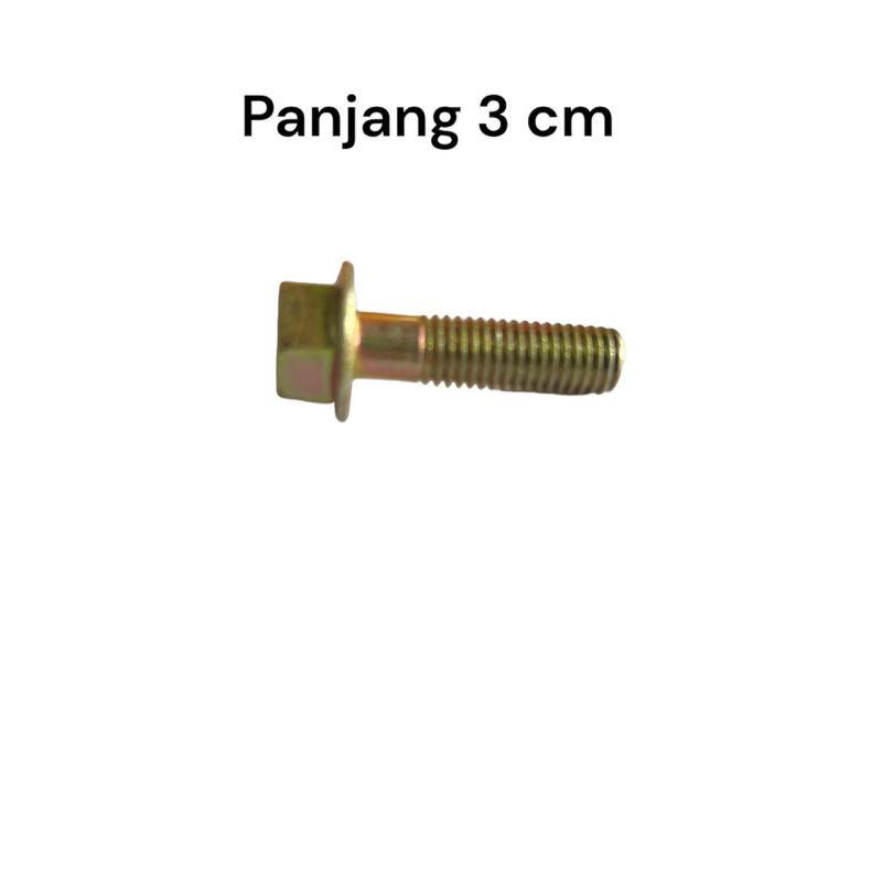 BAUT FLANGE KUNCI 12 PANJANG 3 CM