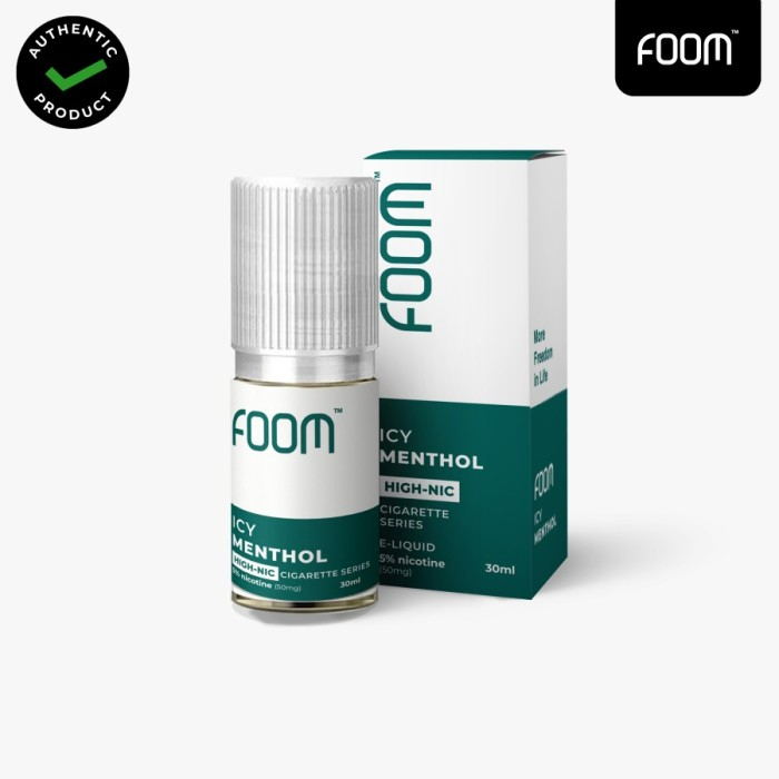 FOOM ICE BLAST SALT NIC 30ML 50MG ICY MENTHOL HIGHNIC