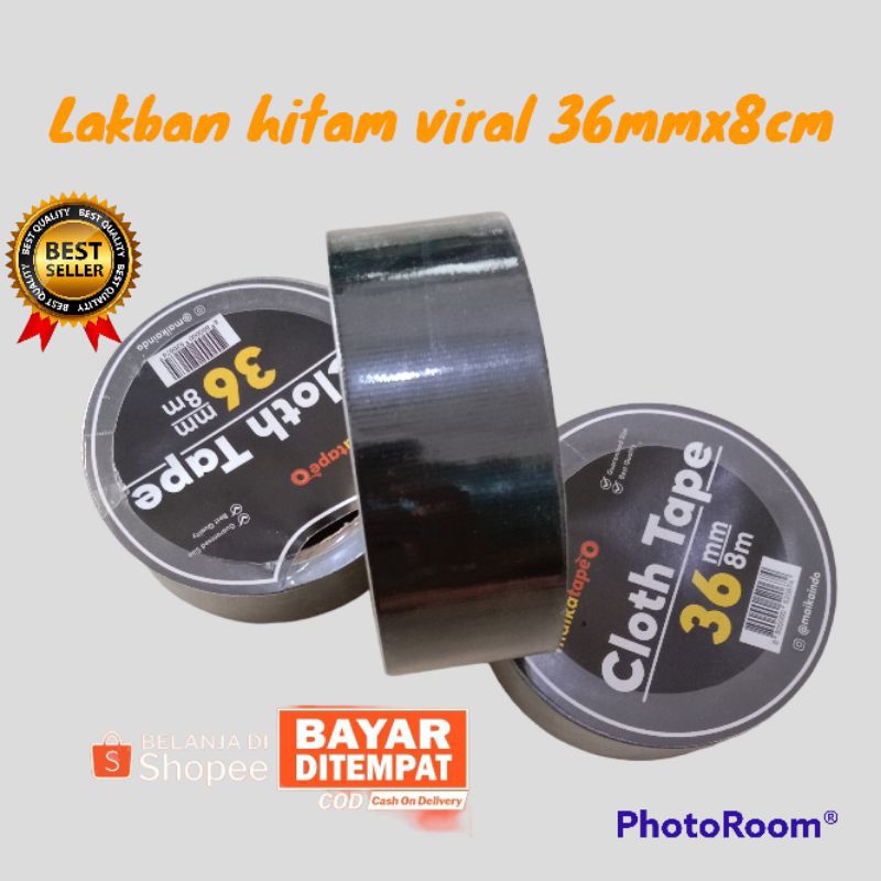 

SOLASI/LAKBAN HITAM UKURAN 36MMX8M