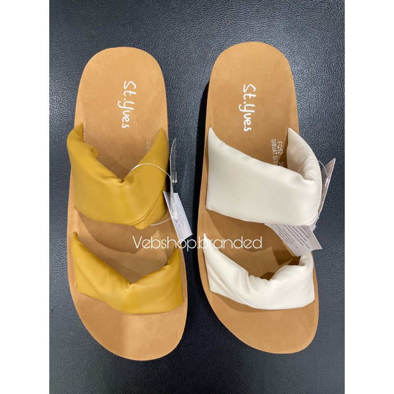 SALE  st yves sandal slop wanita double strap. brand ST YVES ori Matahari dept store