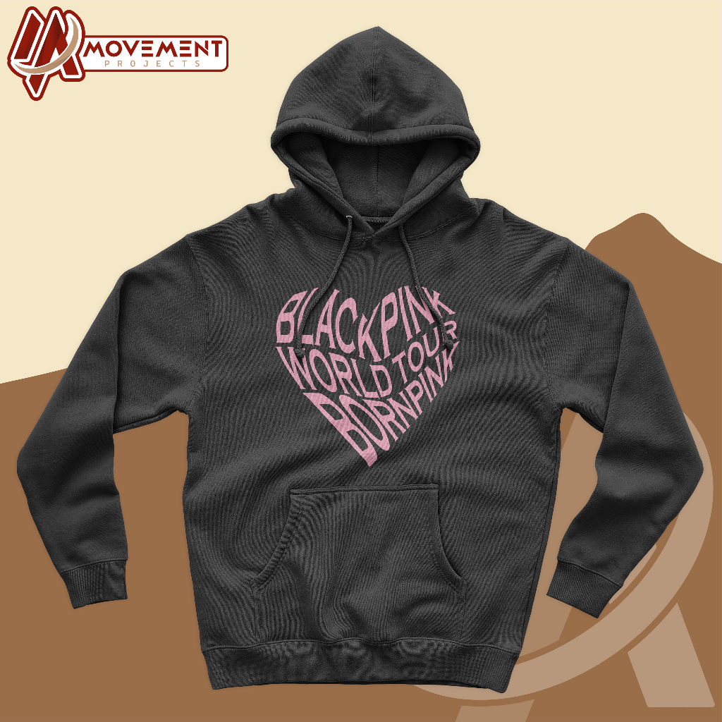 [PREMIUM] HOODIE BORN PINK VER.4 BLACKPINK WORLD TOUR