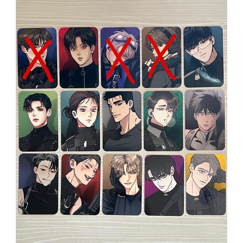 BOOKED WTS Lezhin SG23 seasons greeting 2023 white black rabbit tiger kim dan jinx potn nakyum jooha