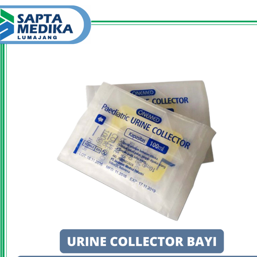 Urine Collector Bayi / Pediatric Urine Bag 100ml