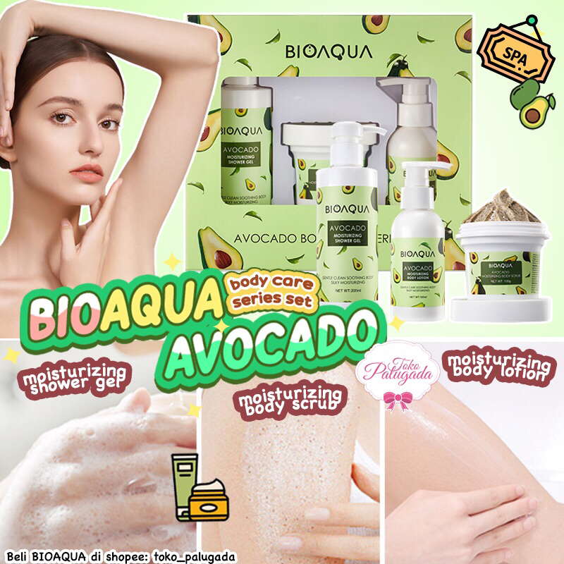 [BISA COD] BIOAQUA Avocado Body Care Series Set