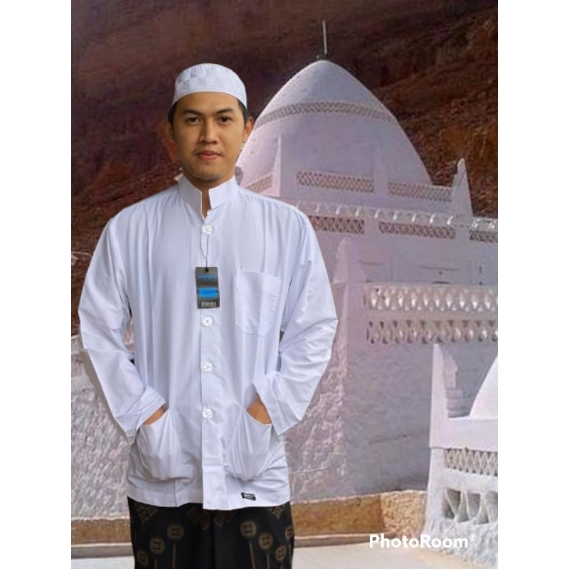 PakaianPria_Koko Ammu Asli_Baju Atasan pria_Baju muslim keren_Glosir koko ammu