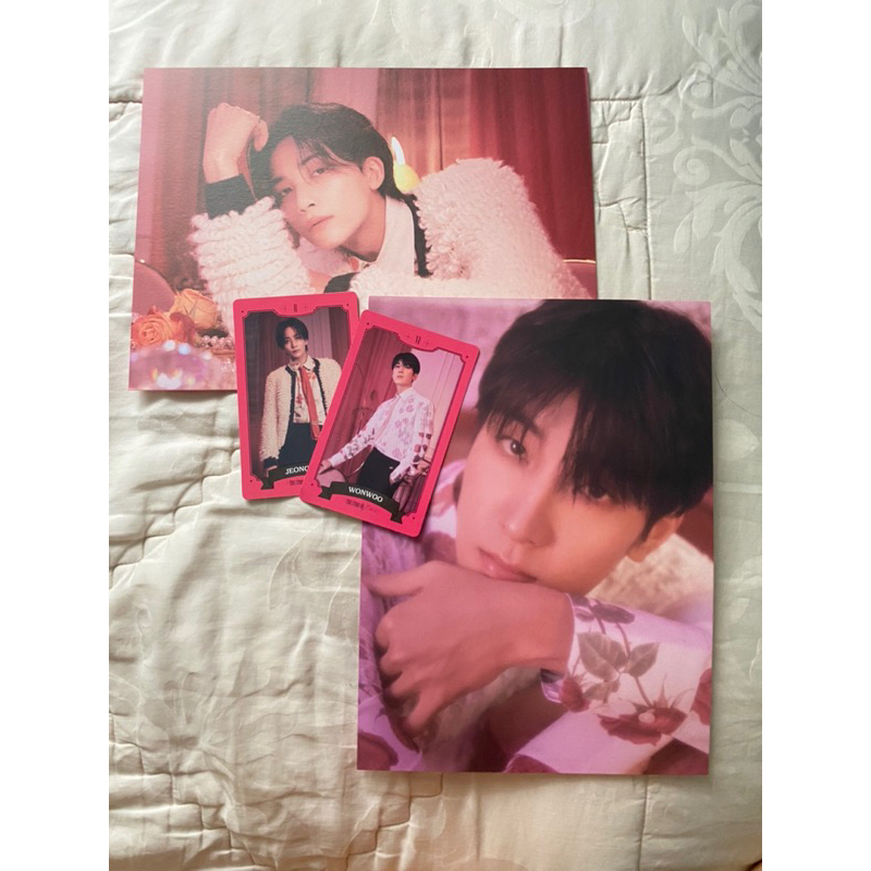 SG23 Seventeen seungkwan set, wonwoo jeonghan scoups vernon postcard + pc konsep