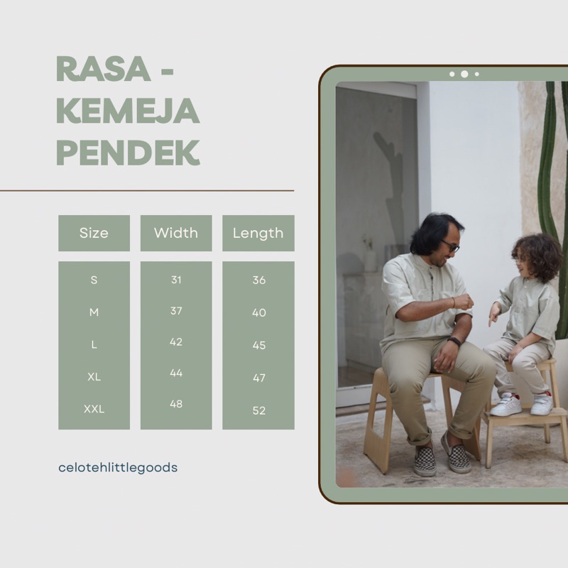 Celotehlittlegoods - Rasa Family Set - Set lebaran keluarga