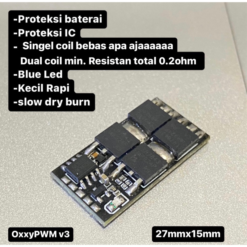 Oxxy PWM Chip NE555 Low Noise RAPI KECIL