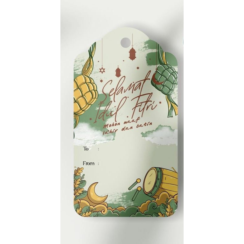 

hang tag lebaran idul fitri