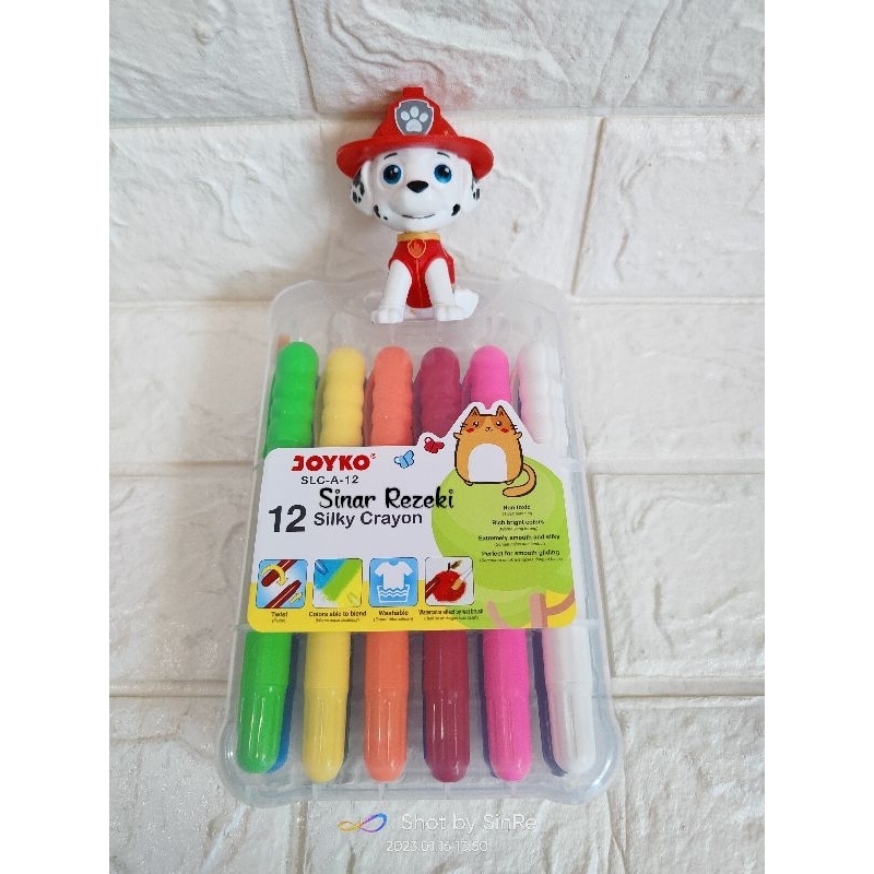 1 set Silky crayon/crayon silky joyko/silky crayon non toxic