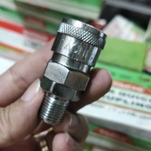 HEAVY DUTY ☑️ Air Compressor Quick Coupling TACHI SM-40 ✓ Socket Male 1/2" ✓ Made in JAPAN 🆗 Fitting
