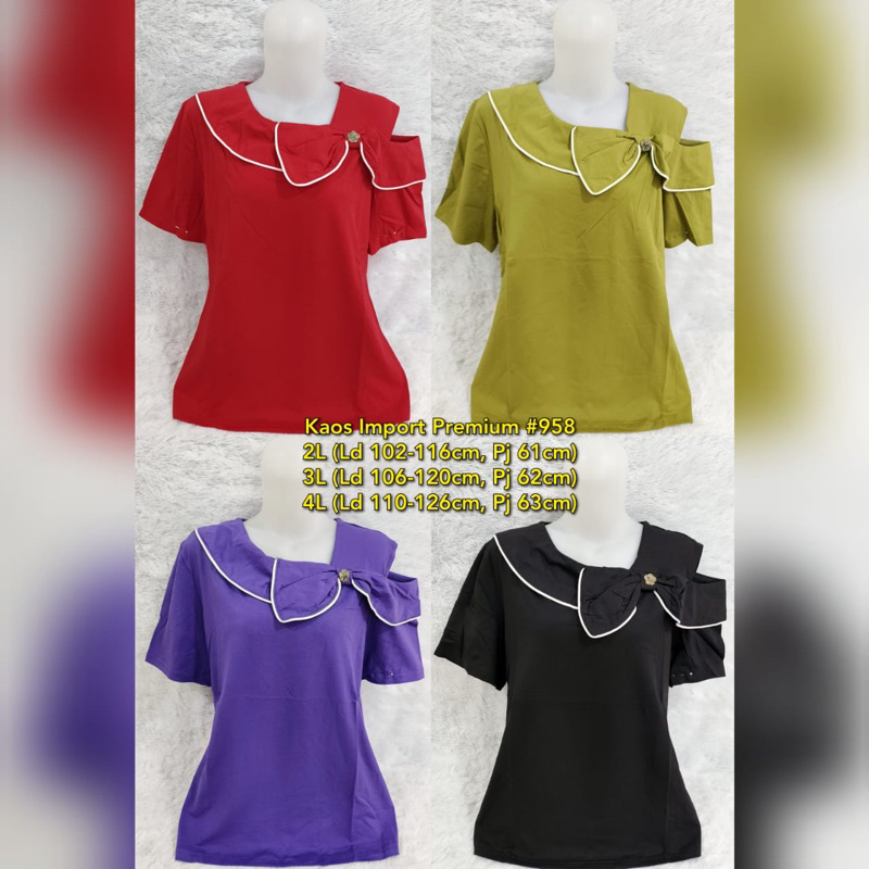 BLOUSE KATUN BORDIR IMPORT PREMIUM QUALITY/BLUS KATUN BORDIR BANGKOK IMPORT/ATASAN KATUN CORAK BUNGA