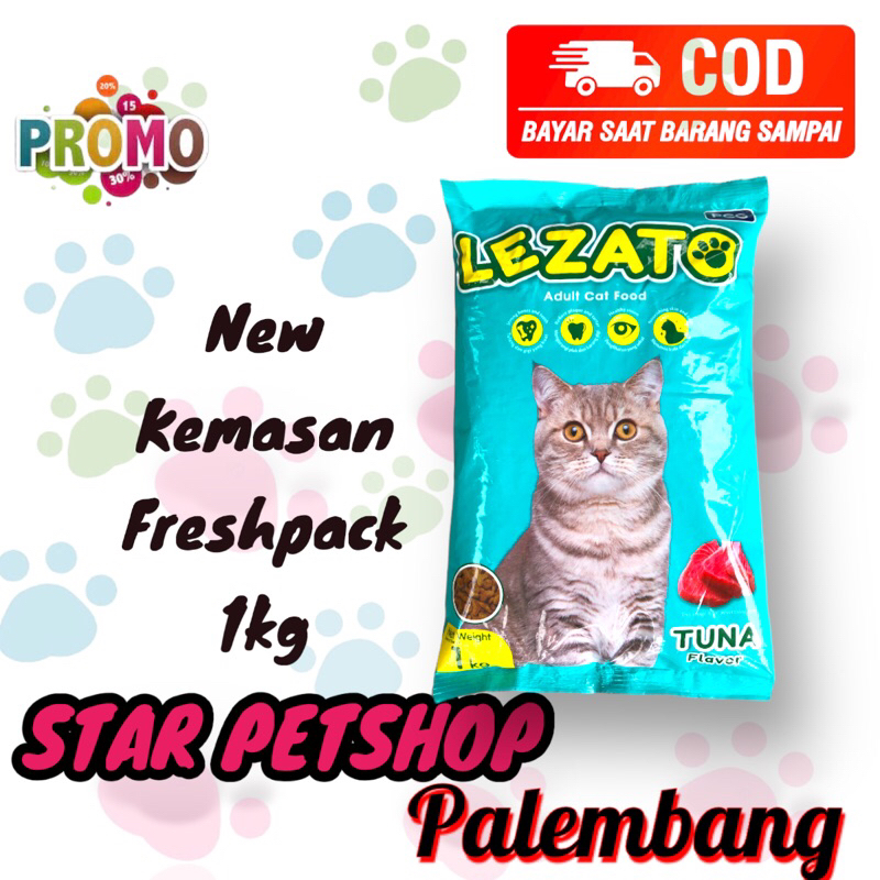 Makanan Kucing Lezato Catfood Kemasan 1kg