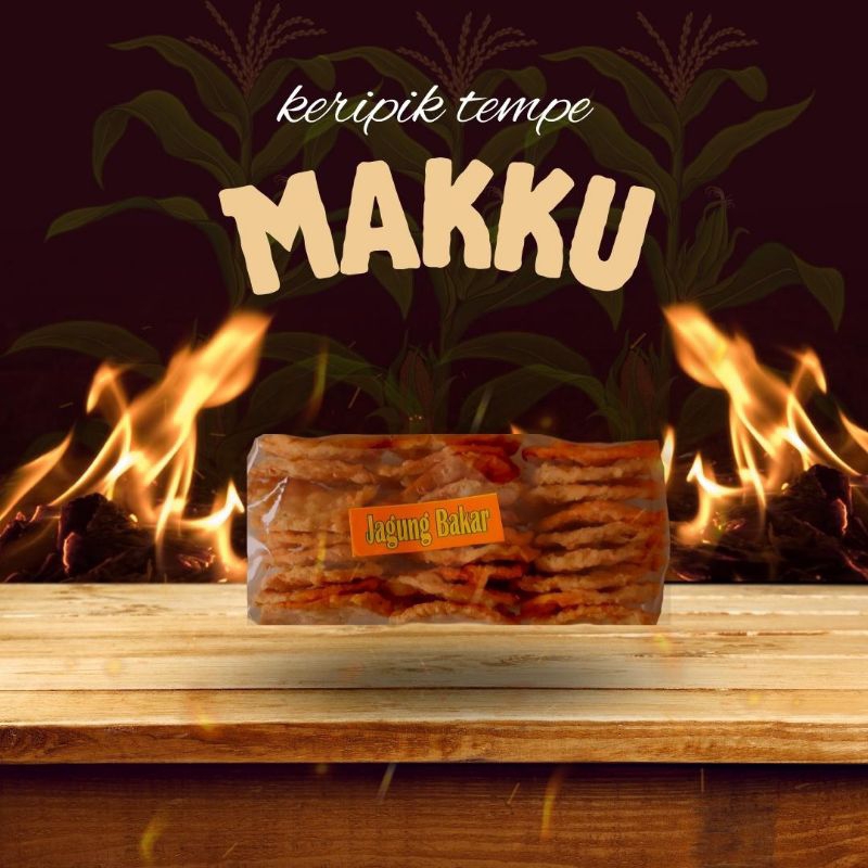 

Keripik Tempe Rasa Jagung Bakar | Camilan Tempe | Makanan Ringan Khas Malang MAKKU